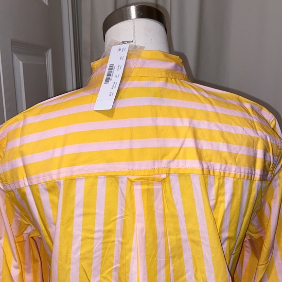 🎉HP🎉 J.Crew Button-up shirtdress in stripe - Picture 9 of 10
